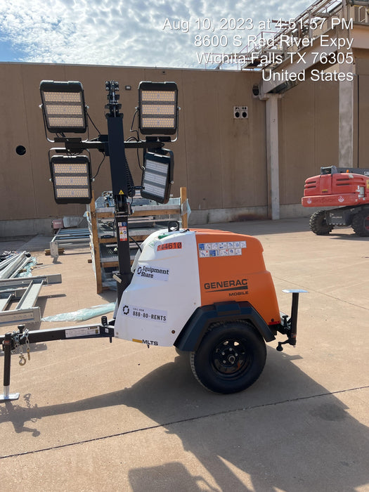 2023 Generac MLT2 Diesel, Flex Switch 120V Input, Powerzone Controller, (4) 320W LED Lights, 4kW Generator, 39.9 Gal Fuel Tank, 2" Ball, T3