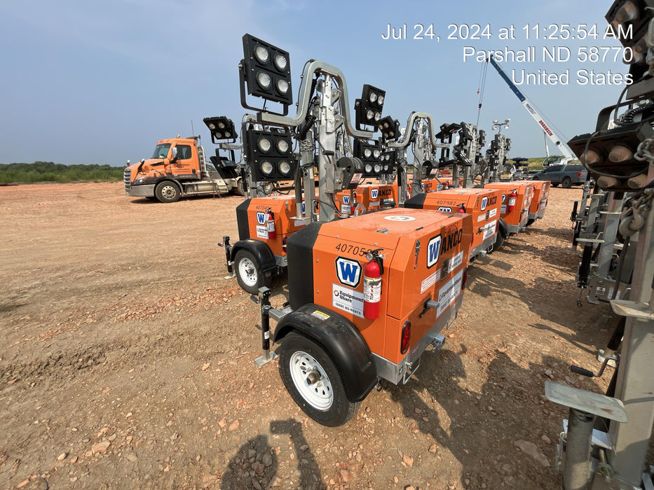 2024 Wanco WLTT-4MM4K Diesel, Deep Sea Controller, Shore Power Plug, Auto Start, (4) 350W LED Floodlights, 4kW Generator, 60 Gal Fuel Tank, 2" Ball, T3