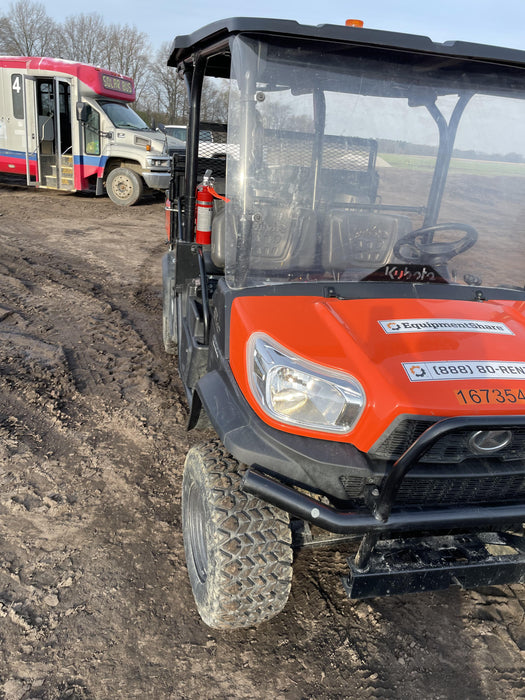 2022 Kubota RTV-X1140W-H Plastic Canopy, Windshield Acrylic Clear, LED Strobe Light, Wire Harness Kit, Back up Alarm