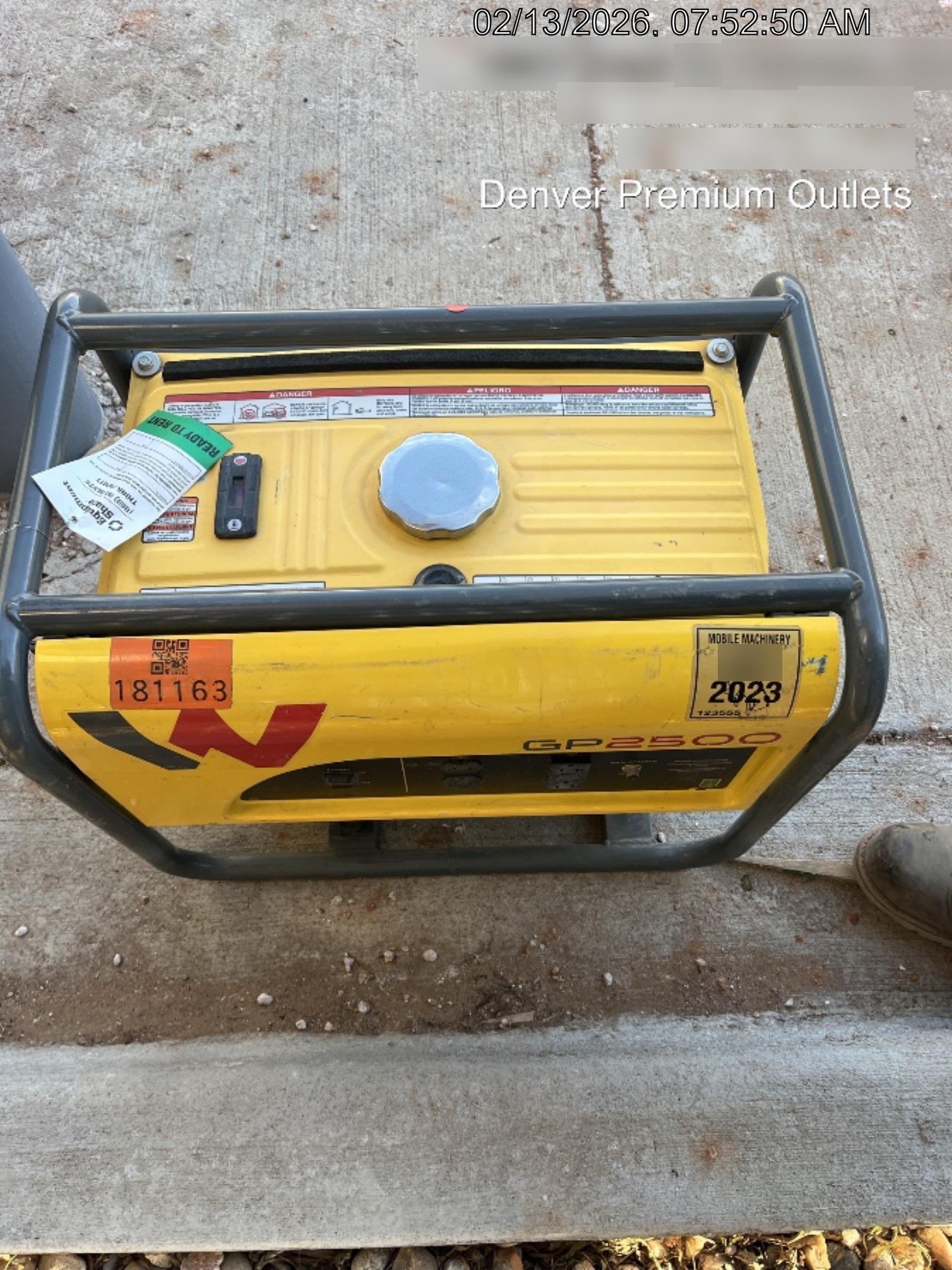 2021 WACKER NEUSON GP2500A