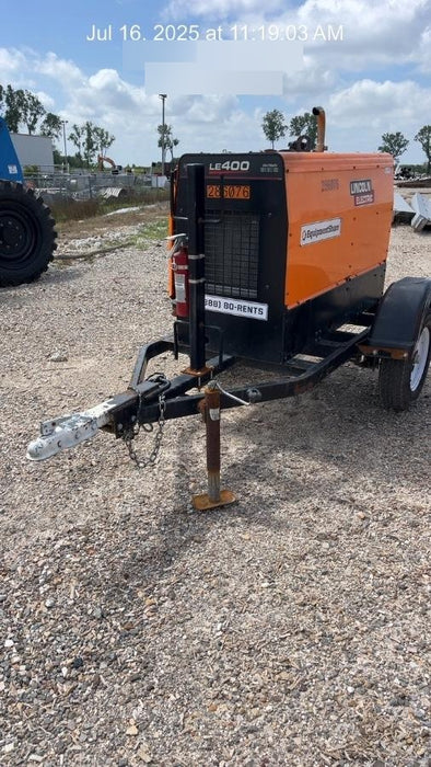 2022 Lincoln Electric LE400 Kubota V1505, Trlr, Cable Rack, Light Kit, ES Decals, T3