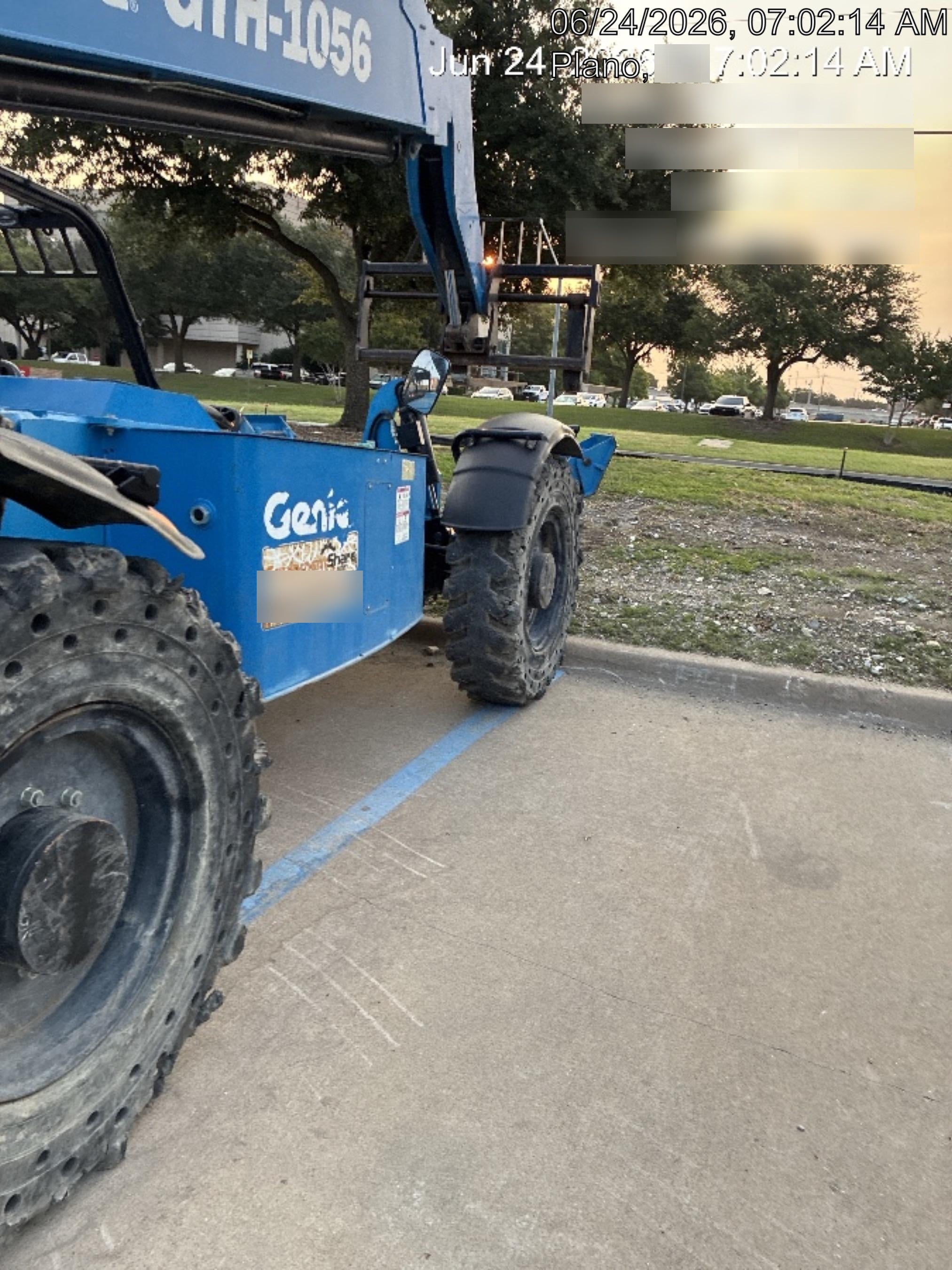 2017 Genie GTH-1056 Open Cab/Solid Tires