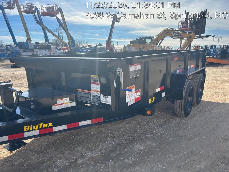 2025 BIG TEX TRAILER 16LP-14BK6SIRPD