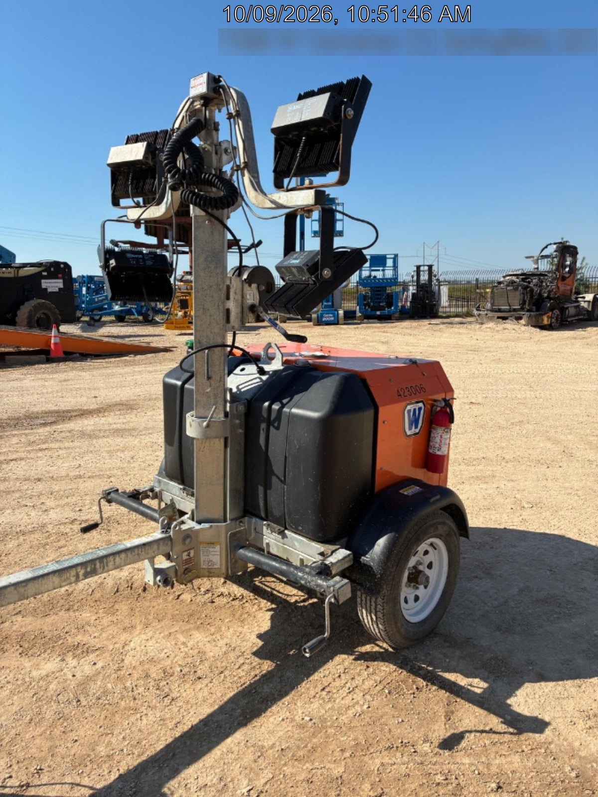2024 Wanco WLTT-4MM4K Diesel, Deep Sea Controller, Shore Power Plug, Auto Start, (4) 350W LED Floodlights, 4kW Generator, 60 Gal Fuel Tank, 2" Ball, T3