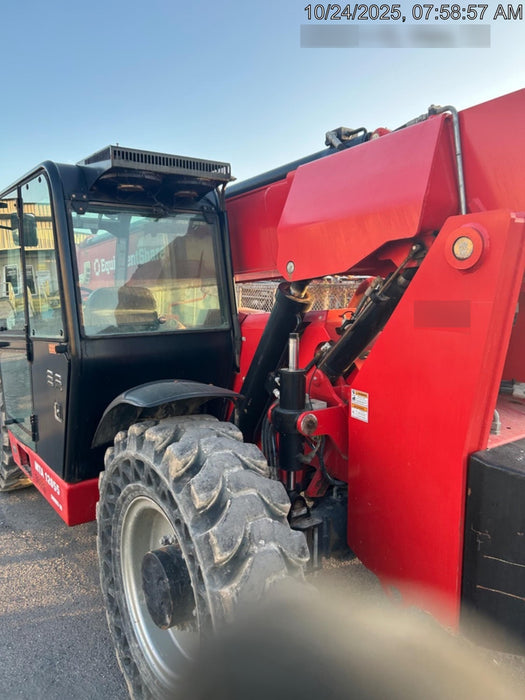 2020 Manitou MTA12055SER3 Cab/Heat/Air, Solid Tires, Amber Strobe, Lift Hook w/66" Carriage, 60" Forks