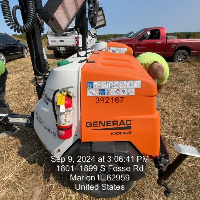 2024 Generac MLT2 Diesel, Flex Switch 120V Input, Powerzone Controller, 
(4) 320W LED Lights, 4kW Generator, 39.9 Gal Fuel Tank, 2" Ball, T3