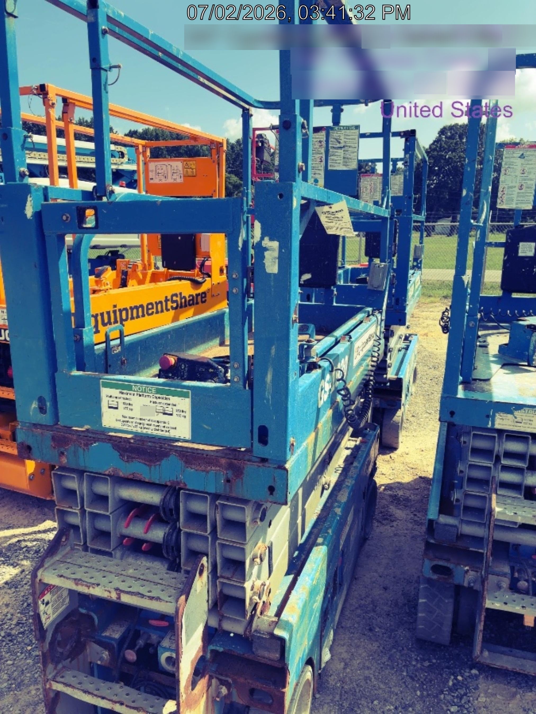 2020 Genie GS-1930 Solid Non Marking Tires, Beacon, Folding rails with half height swing gate