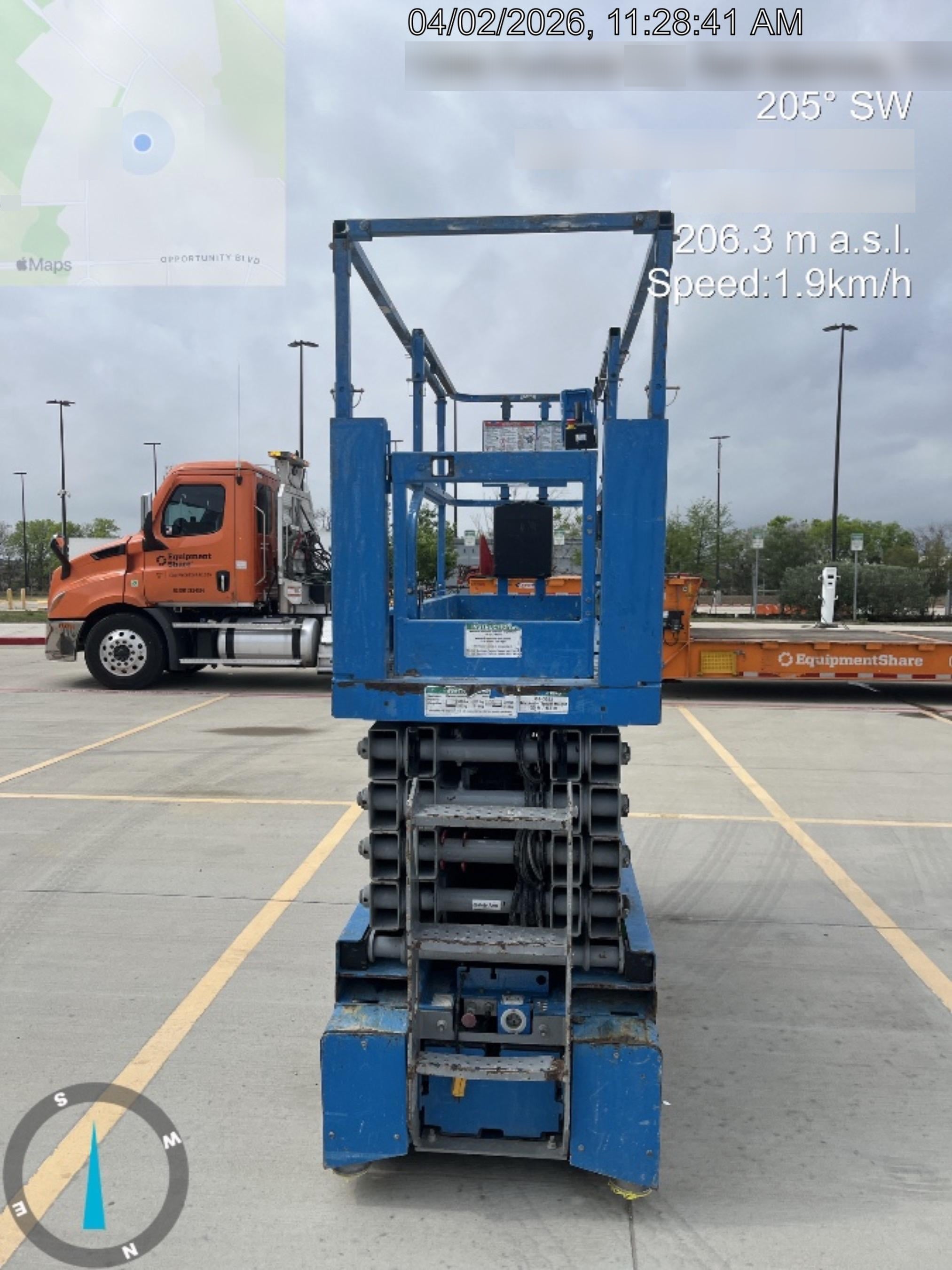 2018 Genie GS-3232 Genie GS3232 Lift w/Folding Rails and Swing Gate