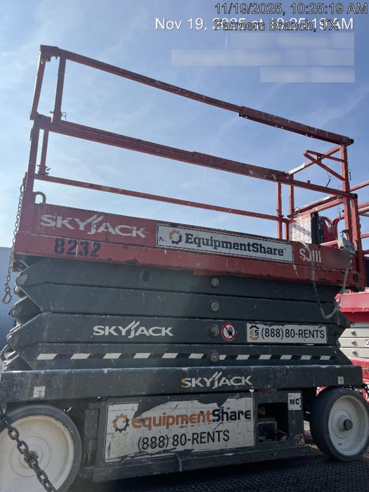 2018 Skyjack SJIII-3226 Skyjack SJIII3226 Scissor Lift w/Trojan Batteries