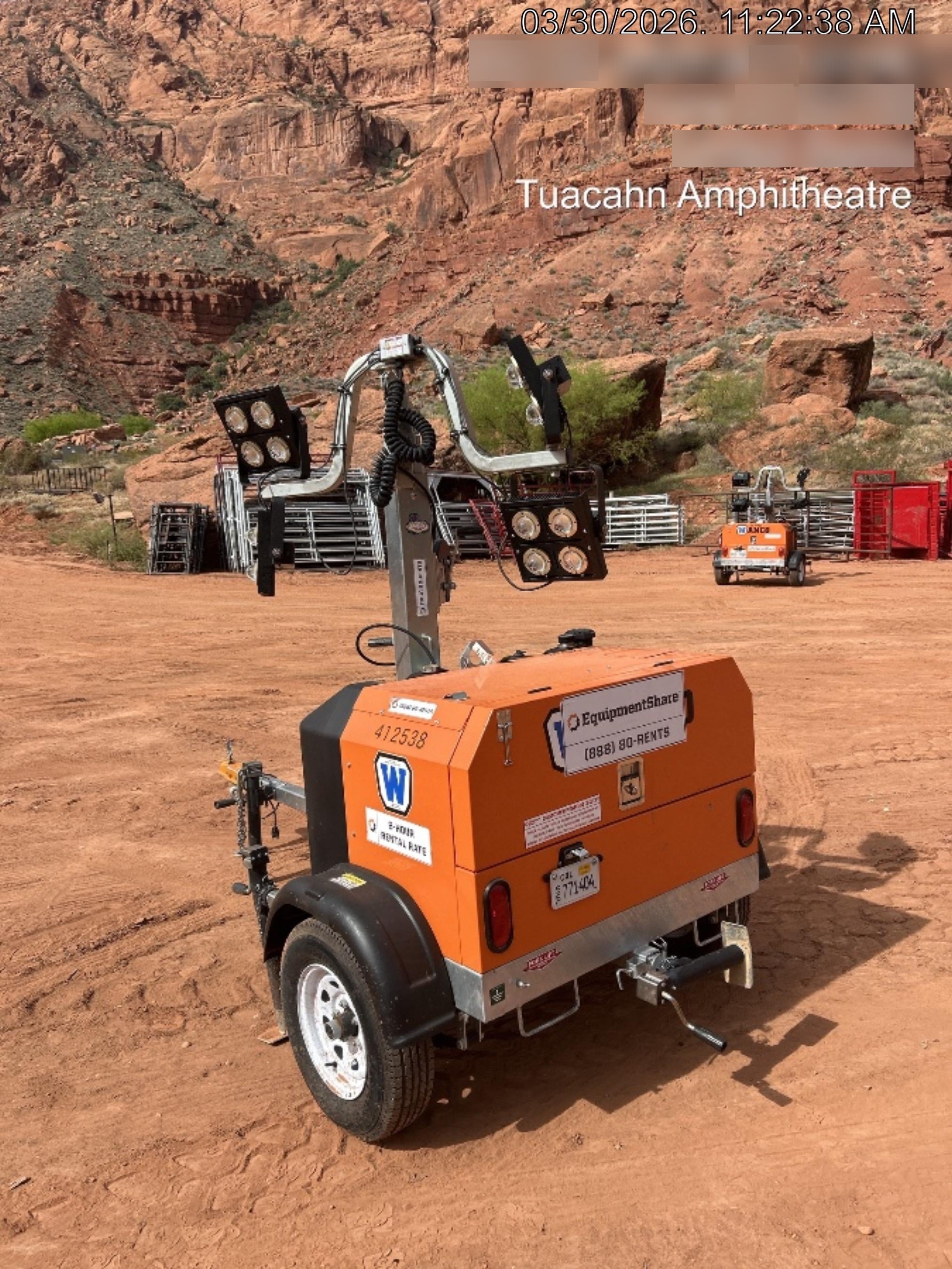 2024 Wanco WLTT-4MM4K Diesel, Deep Sea Controller, Shore Power Plug, Auto Start, (4) 350W LED Floodlights, 4kW Generator, 60 Gal Fuel Tank, 2" Ball, T3