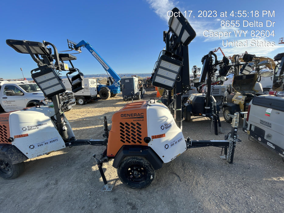 2023 Generac MLT2 Diesel, Flex Switch 120V Input, Powerzone Controller, (4) 320W LED Lights, 4kW Generator, 39.9 Gal Fuel Tank, 2" Ball, T3