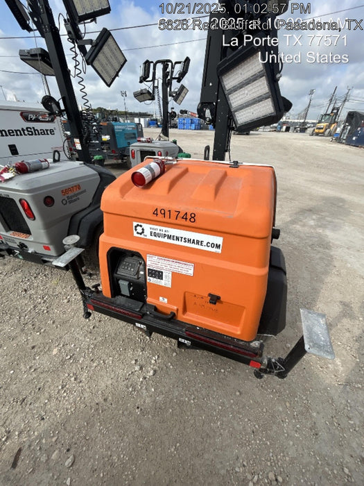 2025 Generac MLTS-4 Diesel, Mitsubishi L2E, 7.1 hp @1800 rpm, Flex Switch 120V Input, Powerzone Controller, (4) 320W LED Lights, 4kW Generator, 39.9 Gal Fuel Tank, 2" Ball, ES Decals