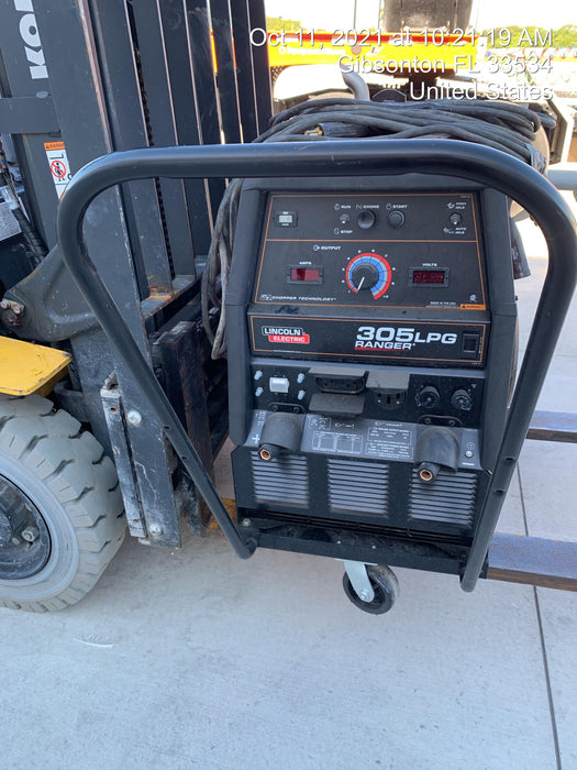 2021 Lincoln Electric Ranger 305 LPG K3430-1, Ranger 305 LPG, Undercarriage, Tank Holder & Strap, 10kw AC Gen, 25hp Kohler LPG Eng