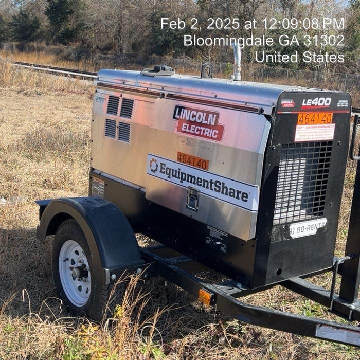 2024 Lincoln Electric LE400 Kubota V1505, Trlr, Cable Rack, Light Kit, ES Decals, T3