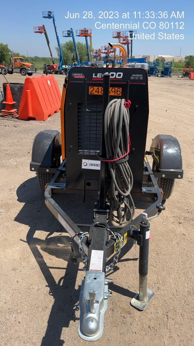 2022 Lincoln Electric LE400 Kubota V1505, Trlr, Cable Rack, Light Kit, ES Decals, T3