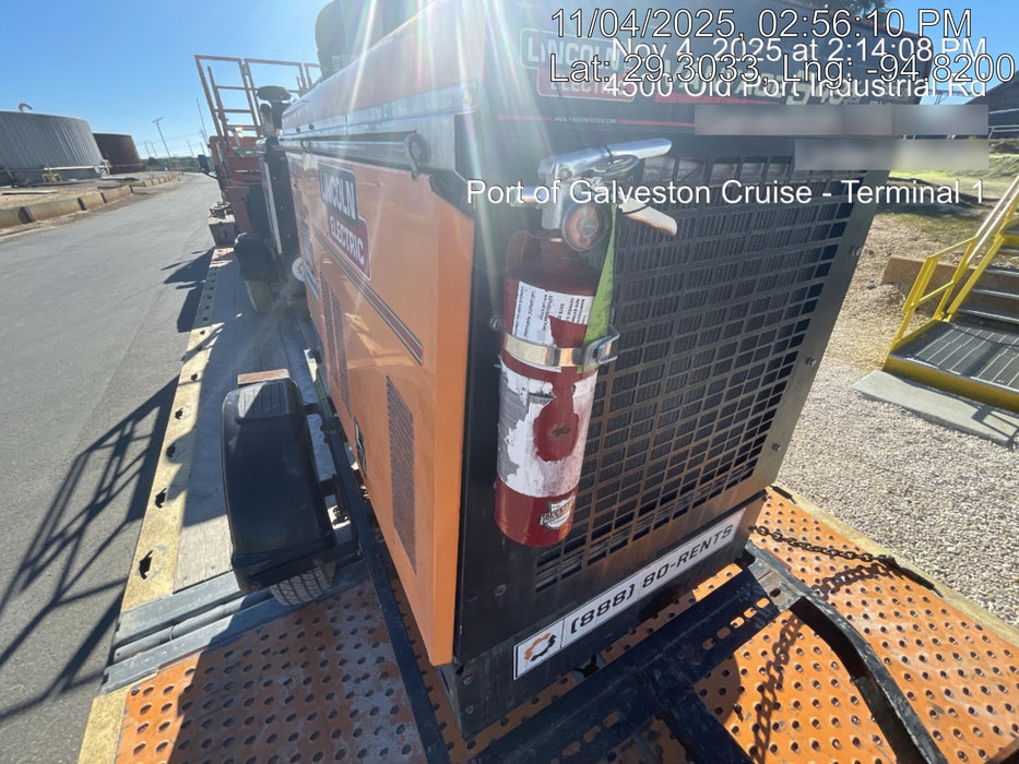 2021 Lincoln Electric Vantage 549X Ready Pak 3, ORANGE (includes trailer, cable rack, fender light kit)