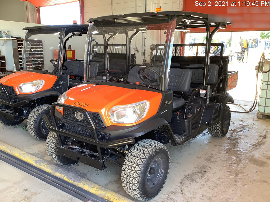 2022 Kubota RTV-X1140W-H Plastic Canopy, Windshield Acrylic Clear, LED Strobe Light, Wire Harness Kit, Back up Alarm