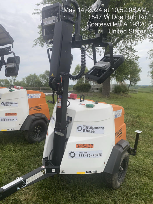 2023 Generac MLT2 Diesel, Flex Switch 120V Input, Powerzone Controller, (4) 320W LED Lights, 4kW Generator, 39.9 Gal Fuel Tank, 2" Ball, T3