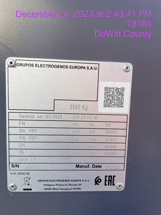 2023 ATLAS COPCO QAS 235