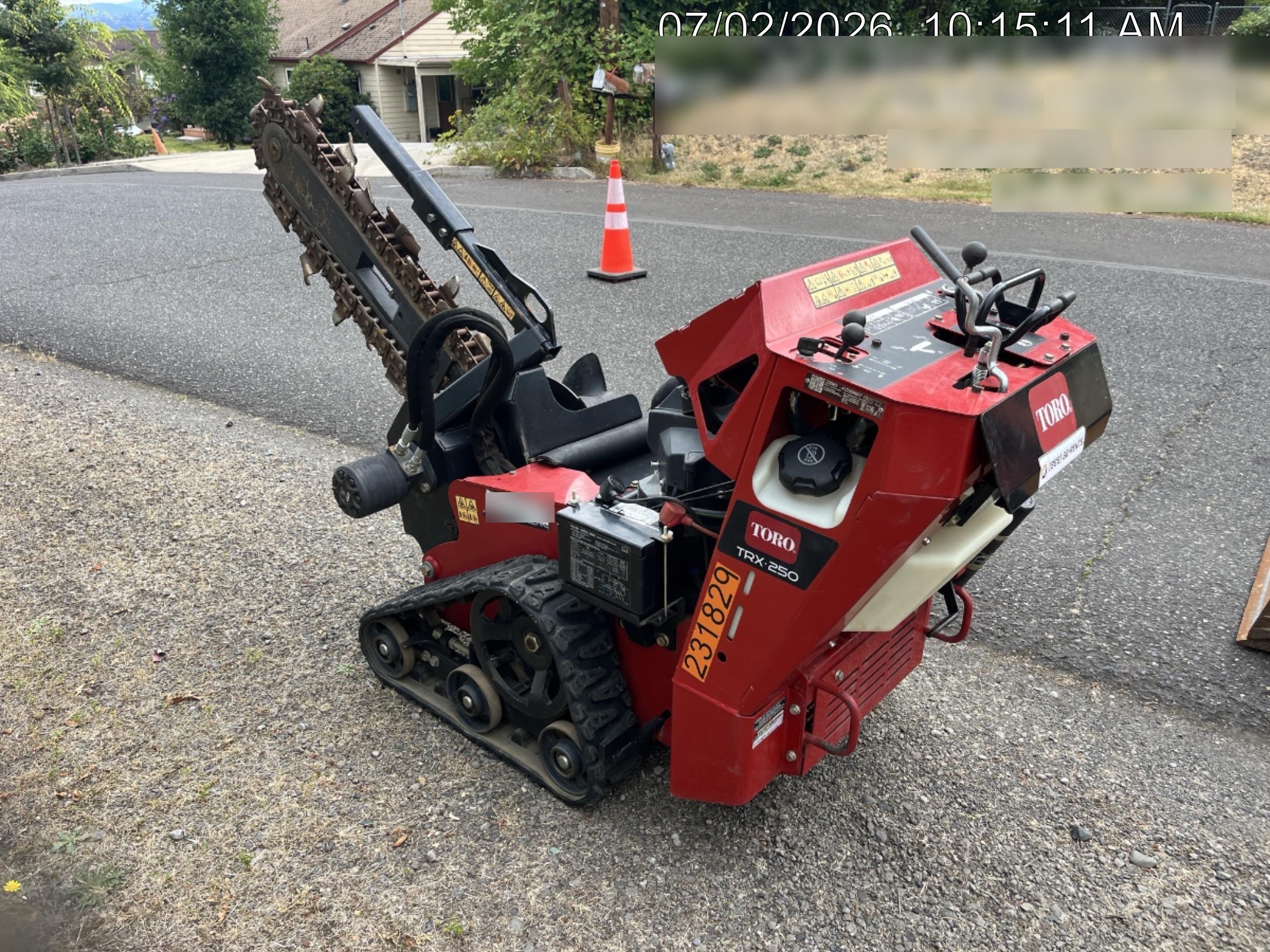 2022 TORO TRX-250