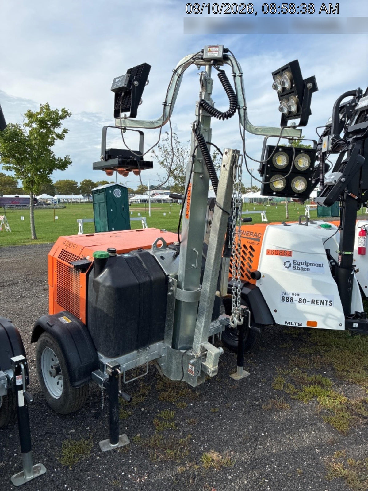 2024 Wanco WLTT-4MM4K Diesel, Deep Sea Controller, Shore Power Plug, Auto Start, (4) 350W LED Floodlights, 4kW Generator, 60 Gal Fuel Tank, 2" Ball, T3