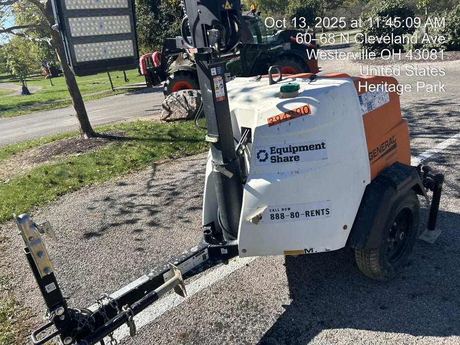 2024 Generac MLT2 Diesel, Flex Switch 120V Input, Powerzone Controller, 
(4) 320W LED Lights, 4kW Generator, 39.9 Gal Fuel Tank, 2" Ball, T3