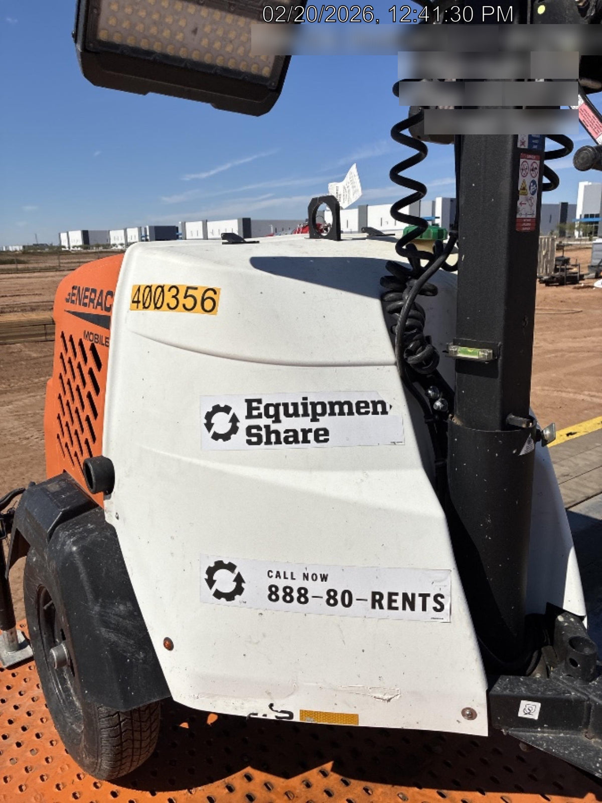 2024 Generac MLT2 Diesel, Flex Switch 120V Input, Powerzone Controller, 
(4) 320W LED Lights, 4kW Generator, 39.9 Gal Fuel Tank, 2" Ball, T3