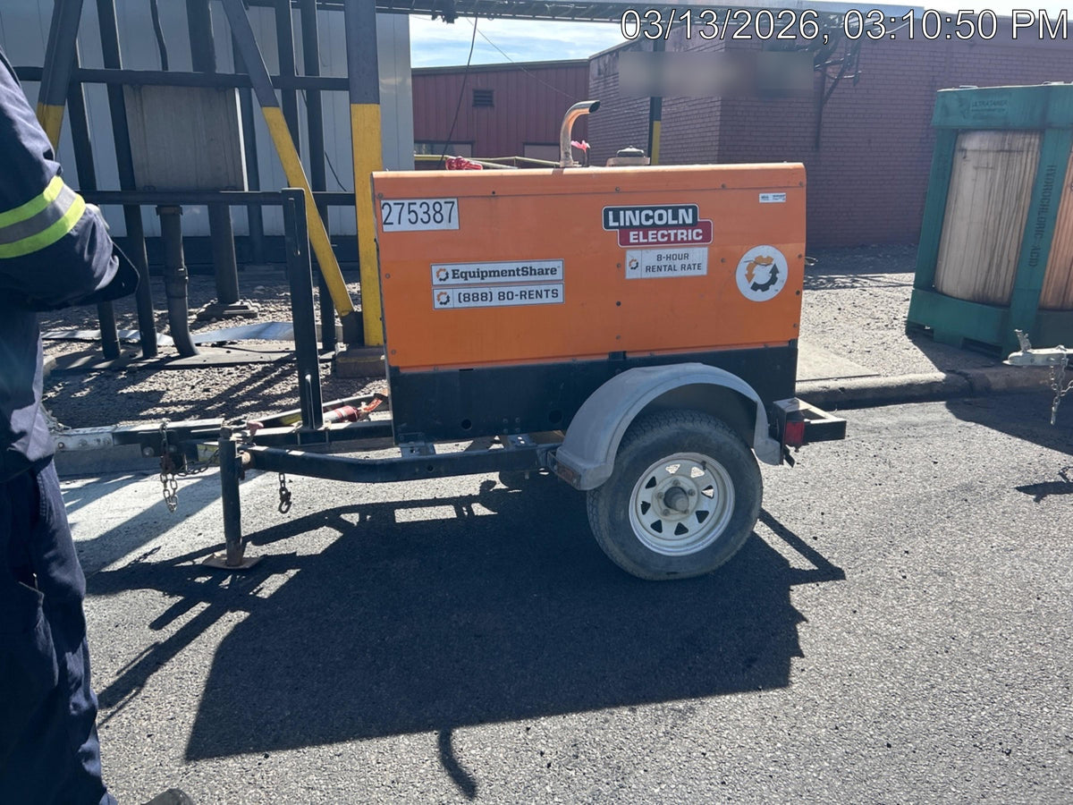 2022 Lincoln Electric LE400 Kubota V1505, Trlr, Cable Rack, Light Kit, ES Decals, T3