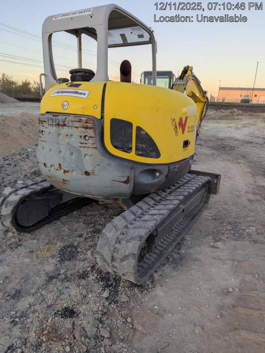 2018 Wacker Neuson EZ53 EZ53 12K Track Excavator, TRK,LGD,CNPY,PC, TRK,LGD,CNPY,PC, Manual QC, Hydraulic Thumb, Buckets: 24" , 18"