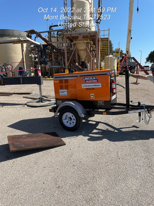 2022 Lincoln Electric LE400 Kubota V1505, Trlr, Cable Rack, Light Kit, ES Decals, T3