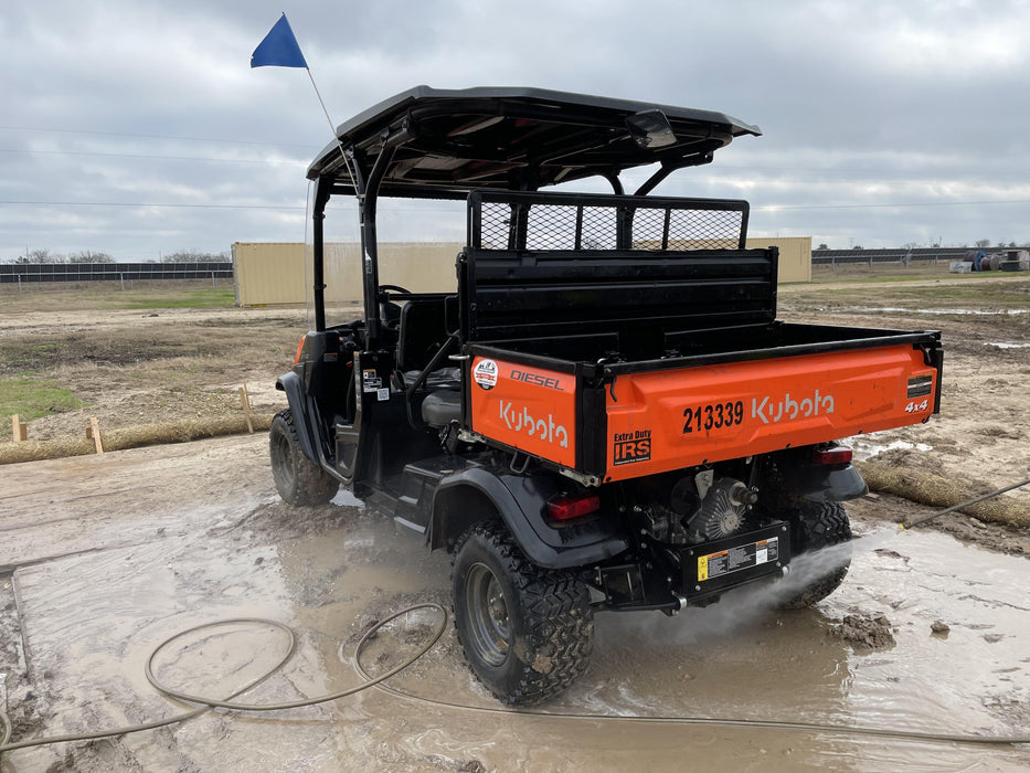 2022 Kubota RTV-X1140W-H Plastic Canopy, Windshield Acrylic Clear, LED Strobe Light, Wire Harness Kit, Back up Alarm