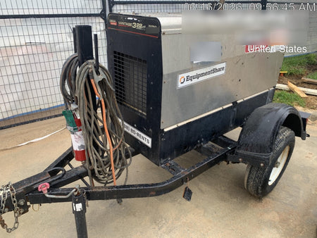 2019 Lincoln Electric Vantage 322 Ready-Pak 3, Two Wheel Trailer, Fender and Light Kit, Cable Rack