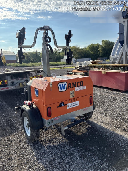 2024 Wanco WLTT-4MM4K Diesel, Deep Sea Controller, Shore Power Plug, Auto Start, (4) 350W LED Floodlights, 4kW Generator, 60 Gal Fuel Tank, 2" Ball, T3
