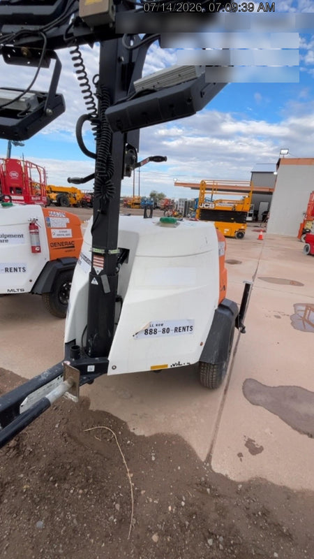 2025 Generac MLTS-4 Diesel, Mitsubishi L2E, 7.1 hp @1800 rpm, Flex Switch 120V Input, Powerzone Controller, (4) 320W LED Lights, 4kW Generator, 39.9 Gal Fuel Tank, 2" Ball, ES Decals