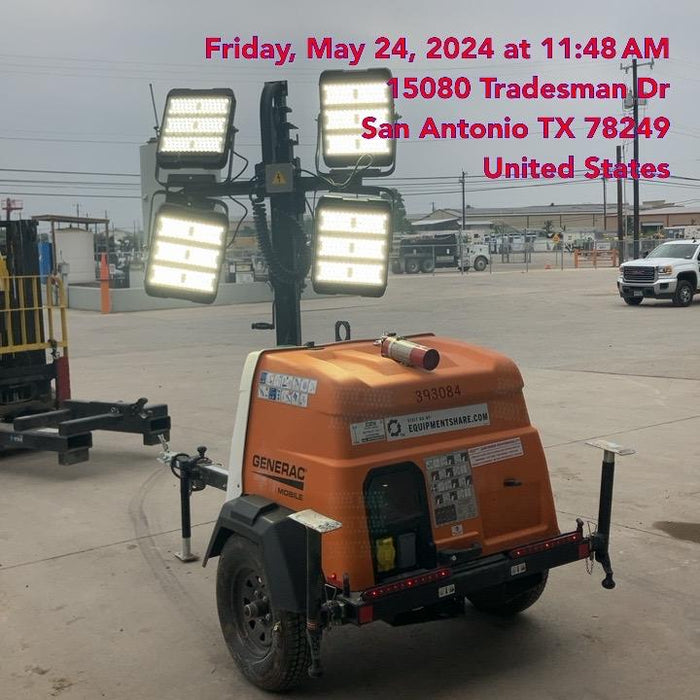 2024 Generac MLT2 Diesel, Flex Switch 120V Input, Powerzone Controller, 
(4) 320W LED Lights, 4kW Generator, 39.9 Gal Fuel Tank, 2" Ball, T3