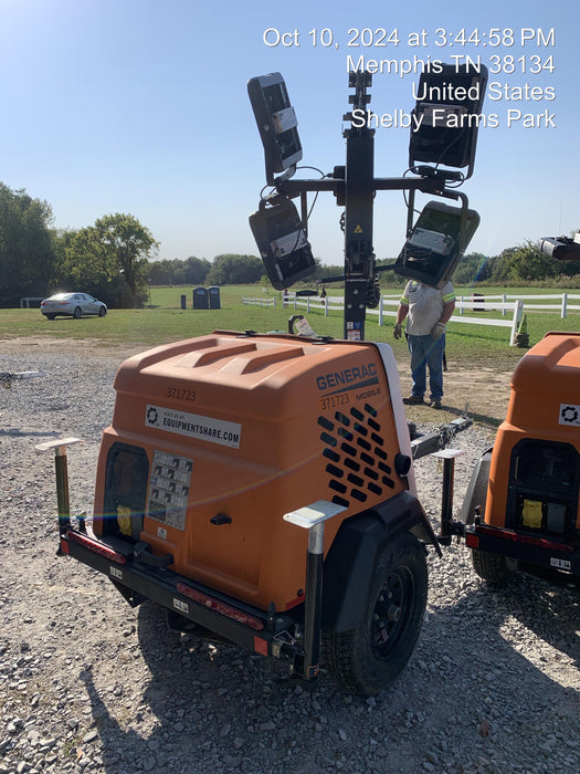 2023 Generac MLT2 Diesel, Flex Switch 120V Input, Powerzone Controller, 
(4) 320W LED Lights, 4kW Generator, 39.9 Gal Fuel Tank, 2" Ball, T3