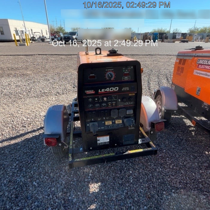 2023 Lincoln Electric LE400 Kubota V1505, Trlr, Cable Rack, Light Kit, ES Decals, T3