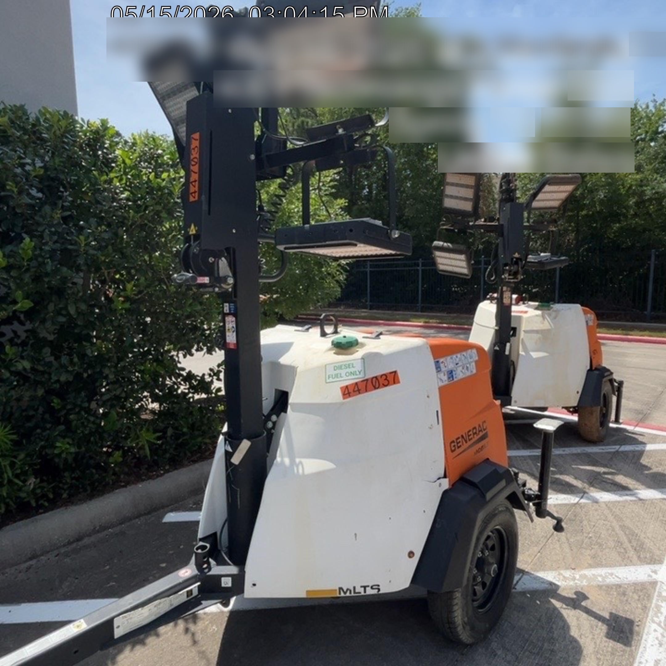 2024 Generac MLTS-4 2.4kW, Mitsu Eng, Analog, LED, Diesel.