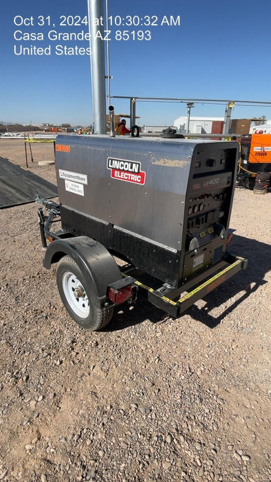 2024 Lincoln Electric LE400 Kubota V1505, Trlr, Cable Rack, Light Kit, ES Decals, T3