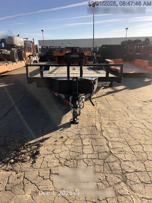 2025 TEXAS PRIDE TRAILERS 21' Lowboy Gravity Tilt Bed 14K Bumper Pull Trailer