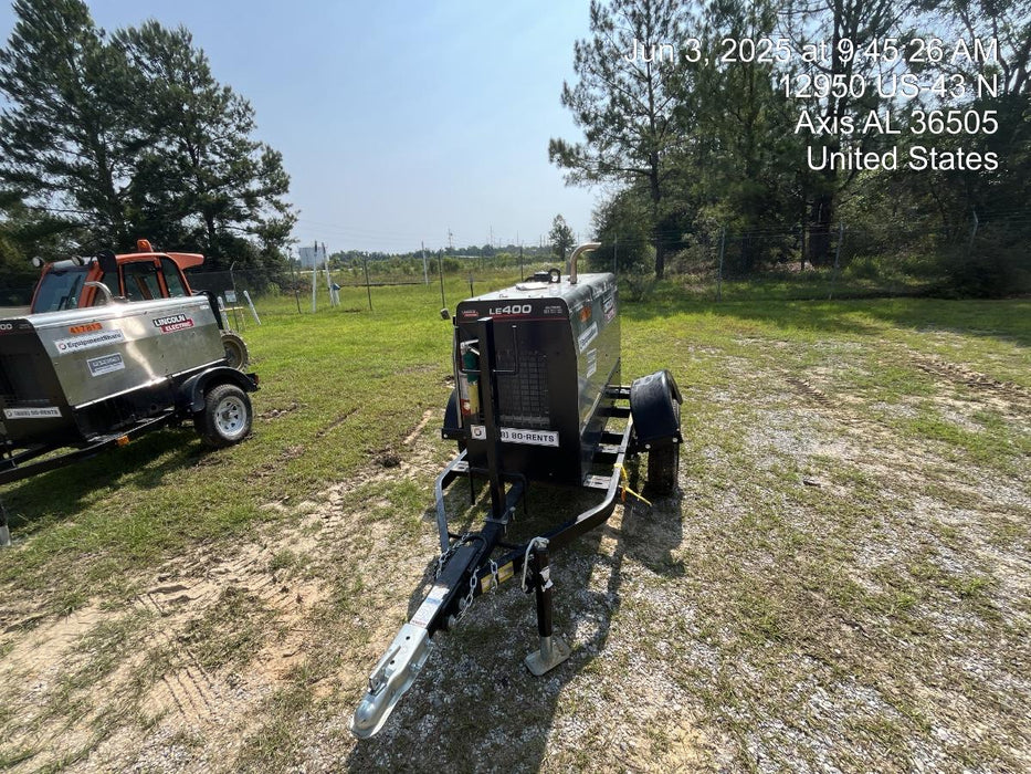 2024 Lincoln Electric LE400 Kubota V1505, Trlr, Cable Rack, Light Kit, ES Decals, T3