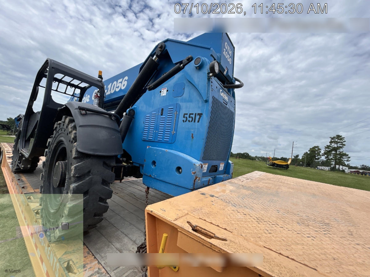 2017 Genie GTH-1056 Genie GTH1056, Solid Tires, 60" carriage, Open ROPS