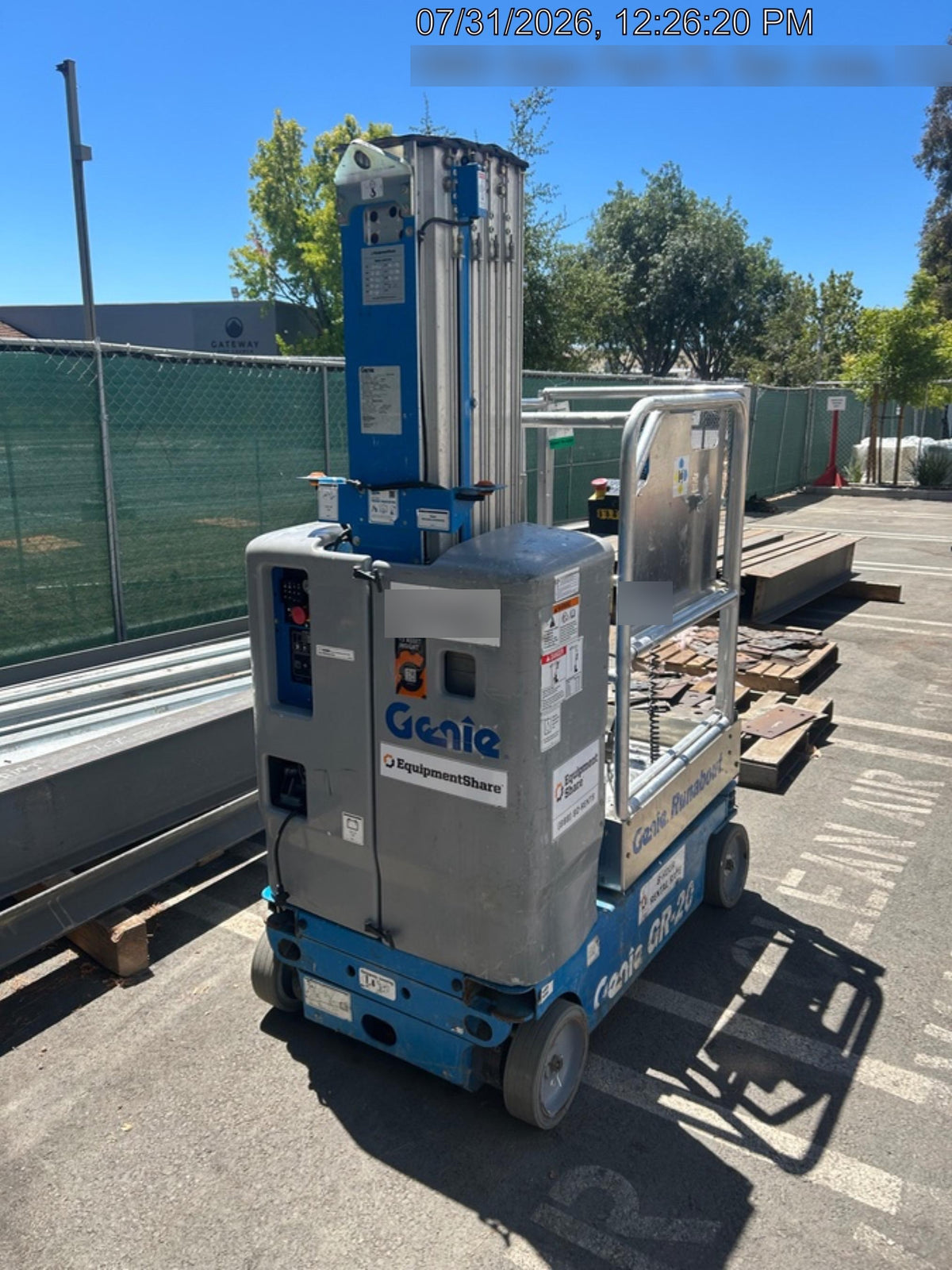 2018 GENIE GR-20