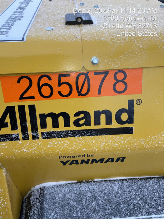 2022 Allmand NLV3GR (4) LED Light Fixture 350W, 23' Vertical Mast, 3kW Prime, Towable, ES Decals, T3