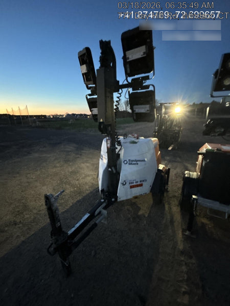 2023 Generac MLT2 Diesel, Flex Switch 120V Input, Powerzone Controller, (4) 320W LED Lights, 4kW Generator, 39.9 Gal Fuel Tank, 2" Ball, T3