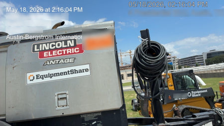 2019 Lincoln Electric Vantage 322 Welder Ready-Pak 3, Two wheel trailer, Fender and Light kit, Cable Rack