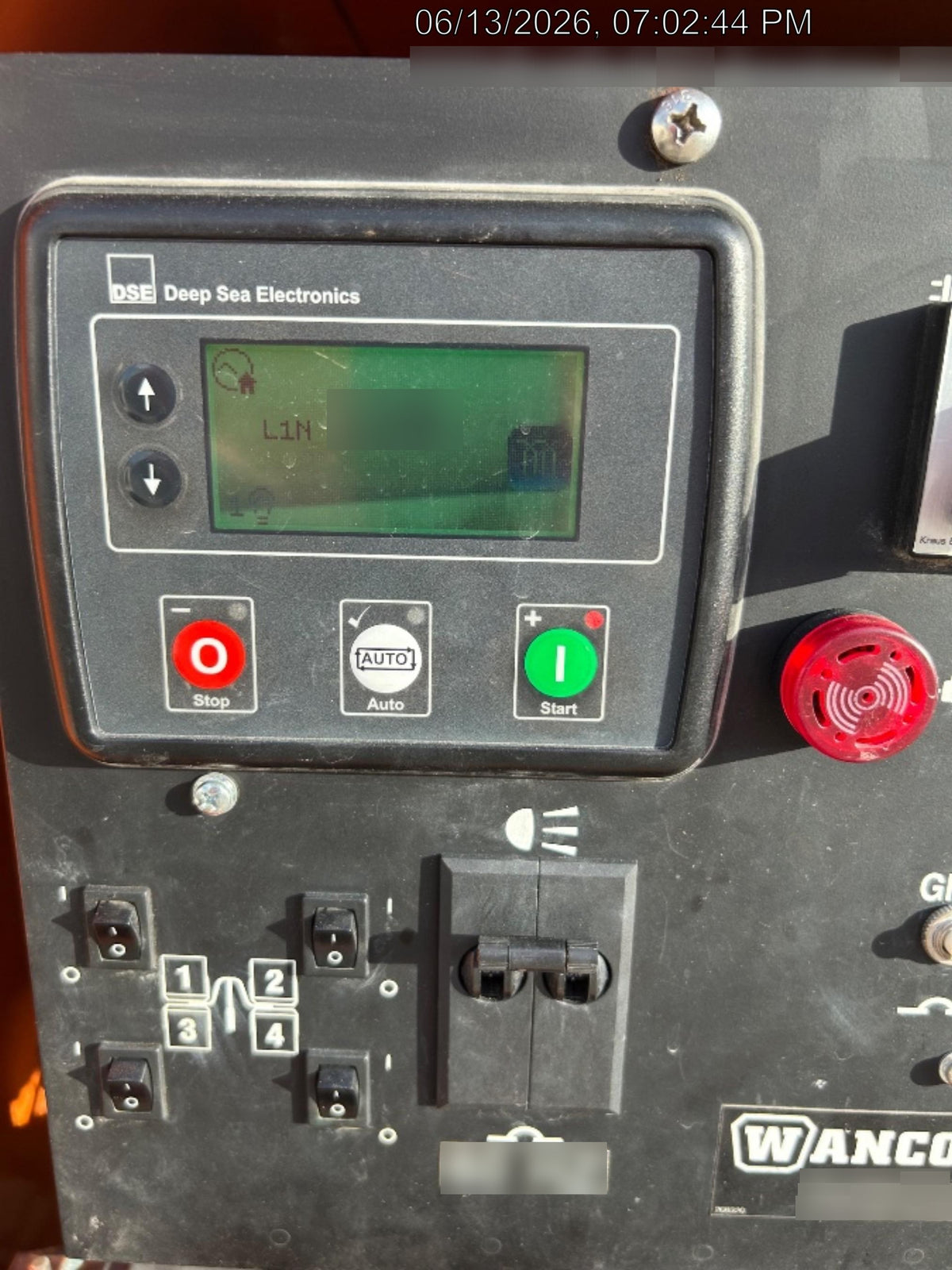 2024 Wanco WLTT-4MM4K Diesel, Deep Sea Controller, Shore Power Plug, Auto Start, (4) 350W LED Floodlights, 4kW Generator, 60 Gal Fuel Tank, 2" Ball, T3