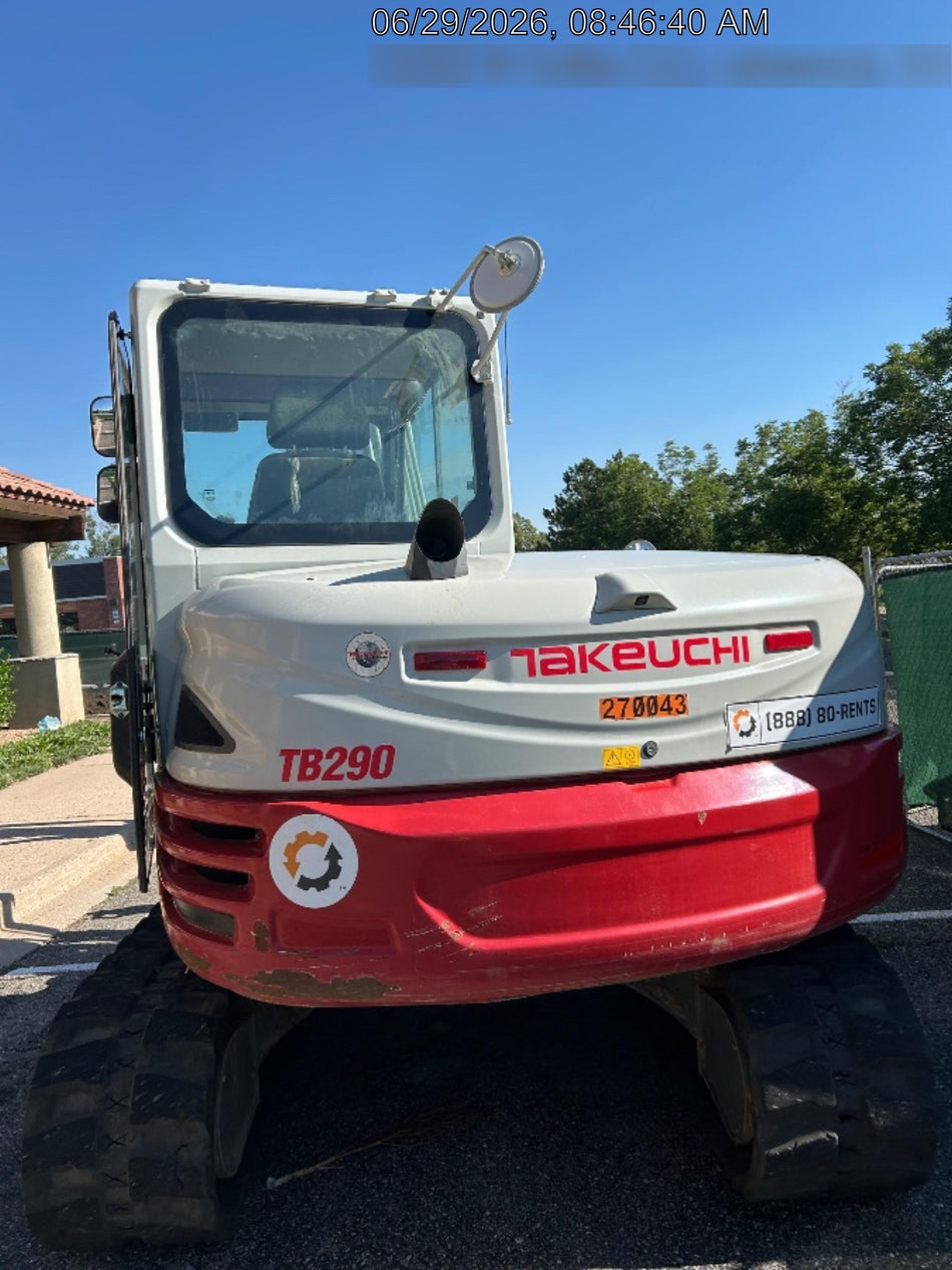 2022 TAKEUCHI TB290-CR