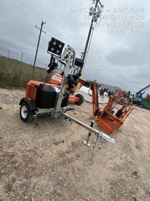 2024 Wanco WLTT-4MM4K Diesel, Deep Sea Controller, Shore Power Plug, Auto Start, (4) 350W LED Floodlights, 4kW Generator, 60 Gal Fuel Tank, 2" Ball, T3