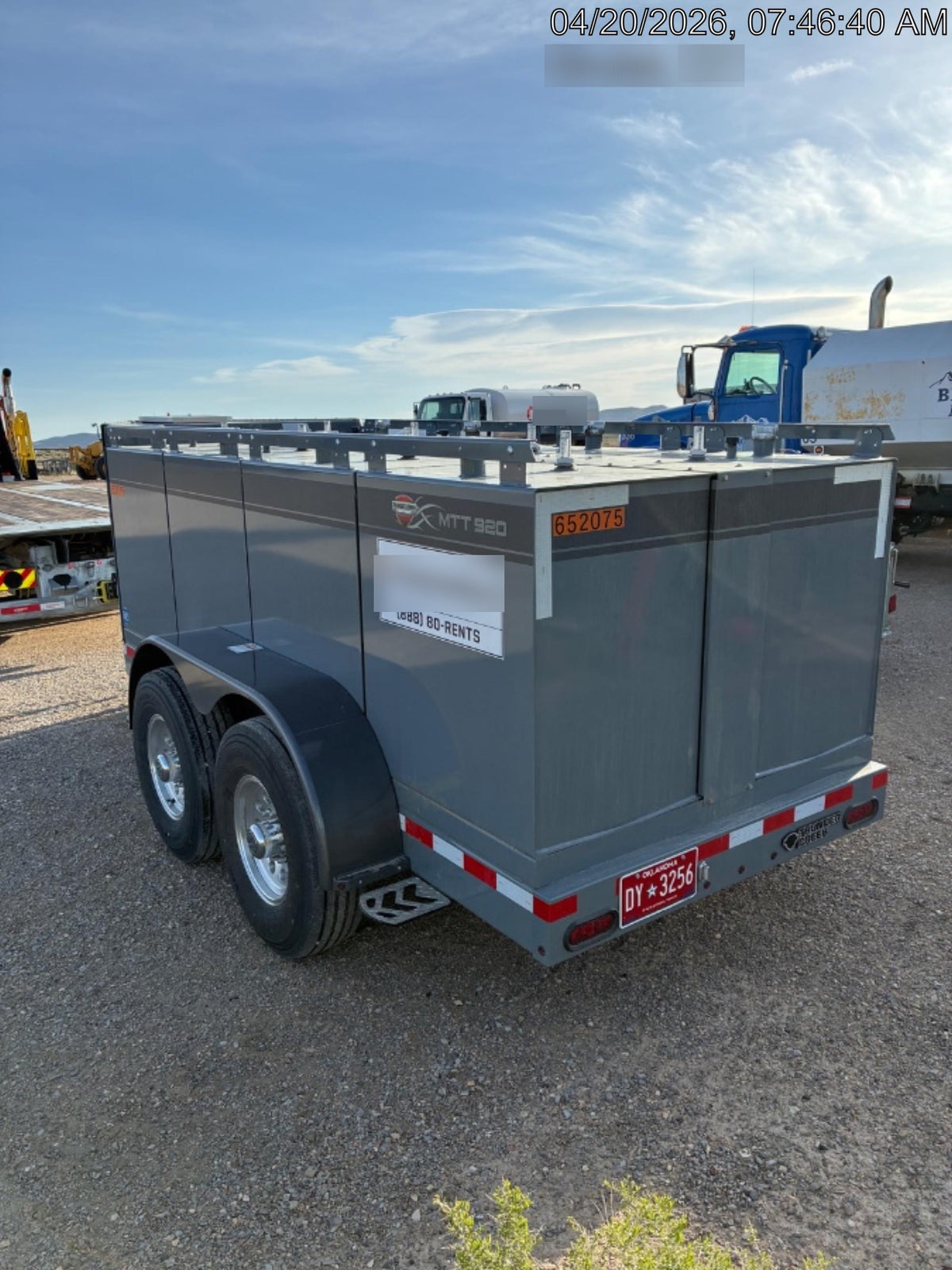 2026 THUNDER CREEK MTT920 - Hazmat not required